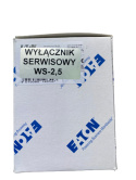 Wyłącznik serwisowy WS -2,5