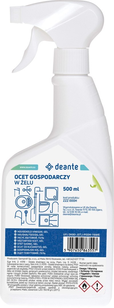 Ocet gospodarczy 14% w żelu