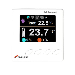 Zadajnik pomieszczeniowy z wbudowanym czujnikiem temp. HMI Compact