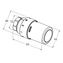 Głowica termostatyczna M30x1,5 Danfoss RAX-K