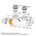 Kątowy zawór przyłączeniowy do grzejników IMI Multilux V Eclipse