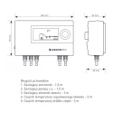 Programowalny sterownik pompy C.O. i zaworu mieszającego Euroster 11M