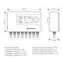 Programowalny sterownik do zarządzania pracą 3 urządzeń grzewczych Euroster 12