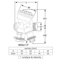 Zawór równoważący i regulacyjny IMI TA-COMPACT-P DN15