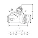 Zawór równoważący i regulacyjny IMI TA-MODULATOR DN40