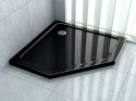 BRODZIK DIAMOND BLACK 90x90x5cm