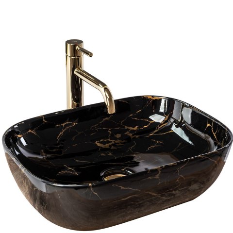 UMYWALKA BELINDA BLACK MARBLE SHINY - NABLATOWA