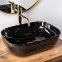 UMYWALKA BELINDA BLACK MARBLE SHINY - NABLATOWA