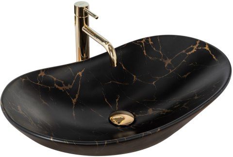 UMYWALKA ROYAL MARBLE BLACK MATT - NABLATOWA