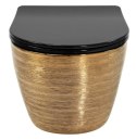 WC - CARLO MINI RIMLESS BRUSH GOLD BLACK