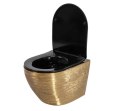 WC - CARLO MINI RIMLESS BRUSH GOLD BLACK