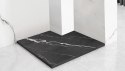 BRODZIK BAZALT CARRARA BLACK 90x90