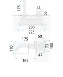 BATERIA UMYW PODTY JS-622704-1BG ARGON ZŁOTA SZCZO