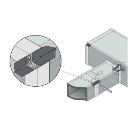 Niewidzialny profil aluminiowy (30 mm, 1 mb)