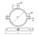 Obejma Niczuk UWX 125 mm z izolacją