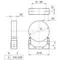 Obejma konstrukcyjna DWW fi300