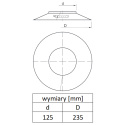 Osłona turbo Wadex fi125